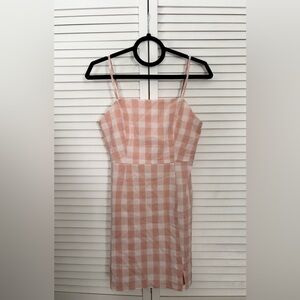 BP Pink Plaid Mini Dress, Size: XS & Small, NWT